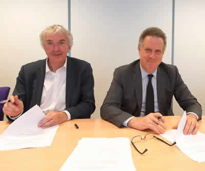 Gilles Bonnefond, Président de l'USPO et Nicolas Revel