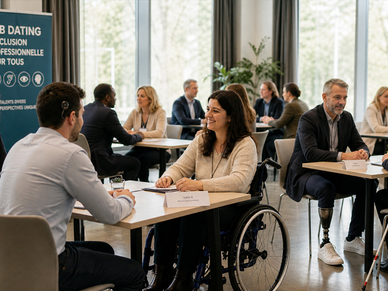 Audiens relance son job dating handicap dans la culture
