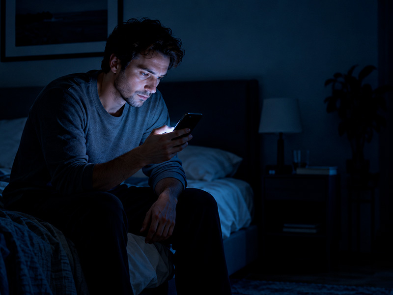 Smartphone : l'usage intensif associé à une santé mentale dégradée chez les adultes