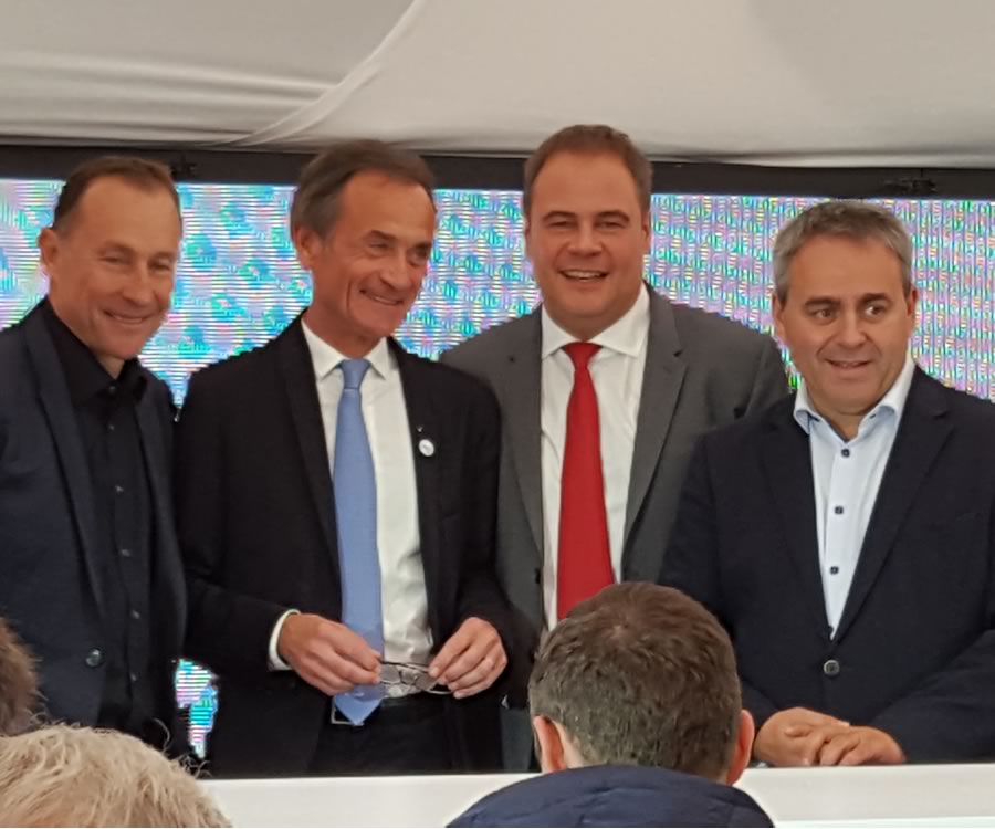 Inauguration du siège de la mutuelle Just
