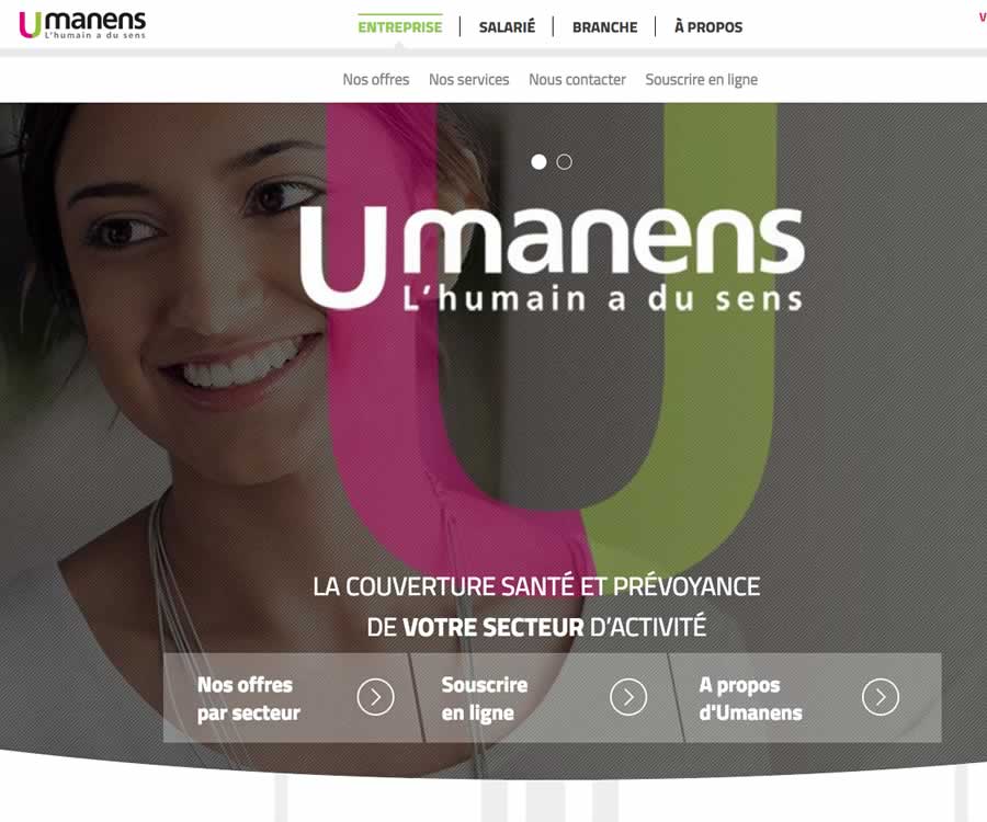 Umanens mise sur la simplicité pour son site internet
